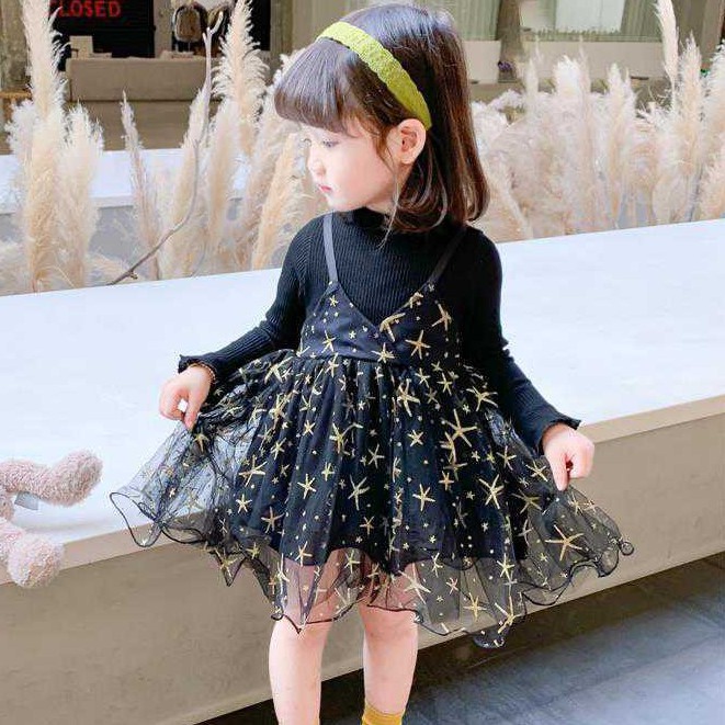 CHUBBI 30 Dress Anak Bayi Perempuan Stary Stary Night