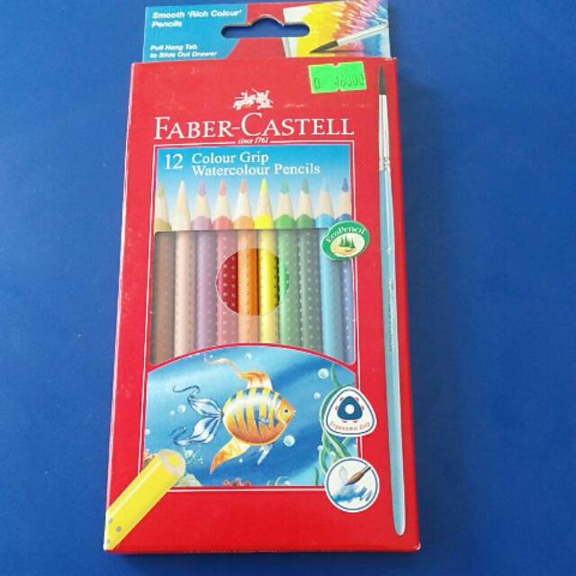 

Pensil warna air faber-castell 12 warna
