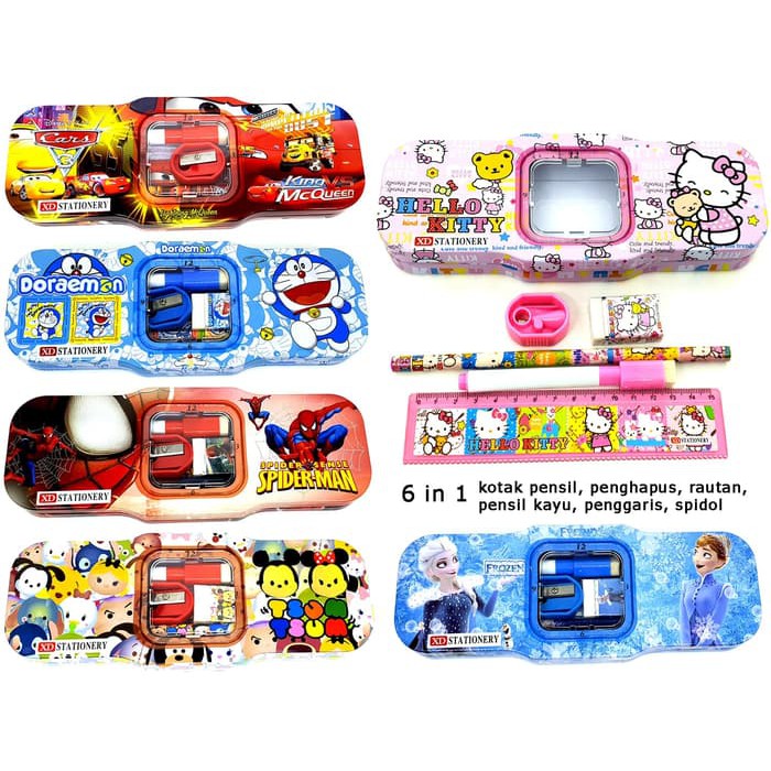 

Paket Ujian - Paket Alat Tulis - Paket Puzzle Anak Alat Tulis Set Kotak Pensil Model Jam Papan Tulis