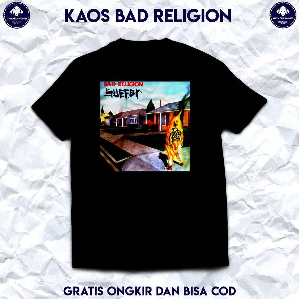 Bad Religion Kaos Band Musik Punk Rock Original.