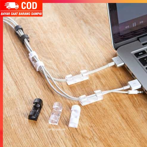 (100% BARANG ORI) CARPRIE Klip Kabel Organizer Cable Clip 20 PCS - FT-8018