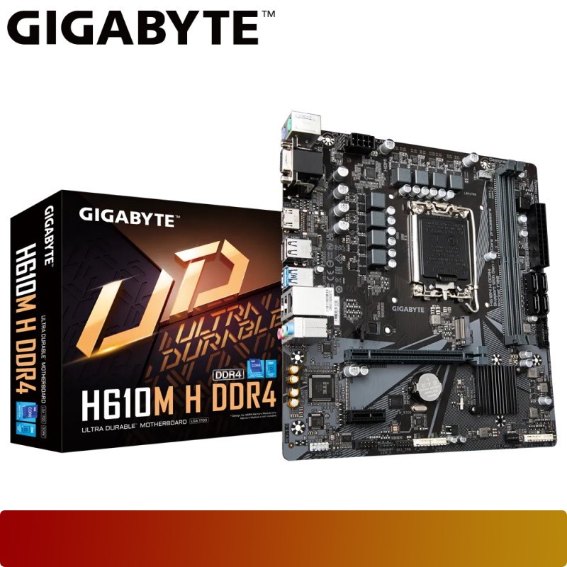 Motherboard GIGABYTE Intel H610M H LGA 1700 DDR4 Micro ATX