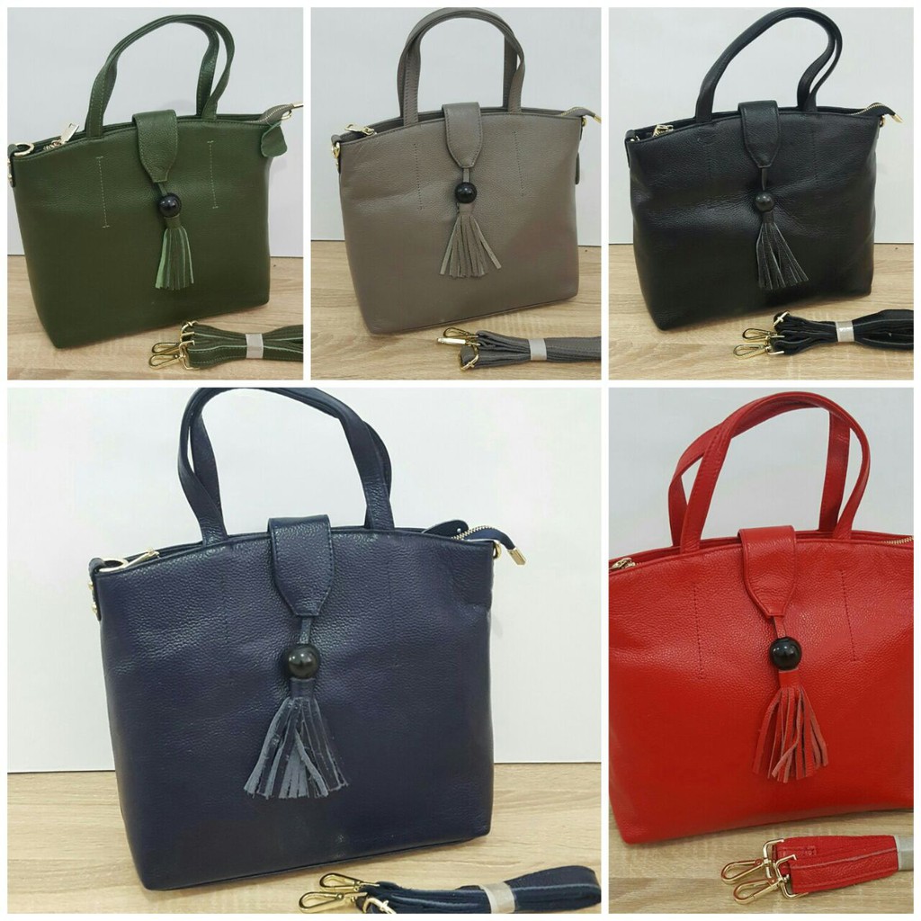 Tas Cantik  Hand Bag Fashion Wanita Premium 816 Kulit Asli import Hongkong Promo