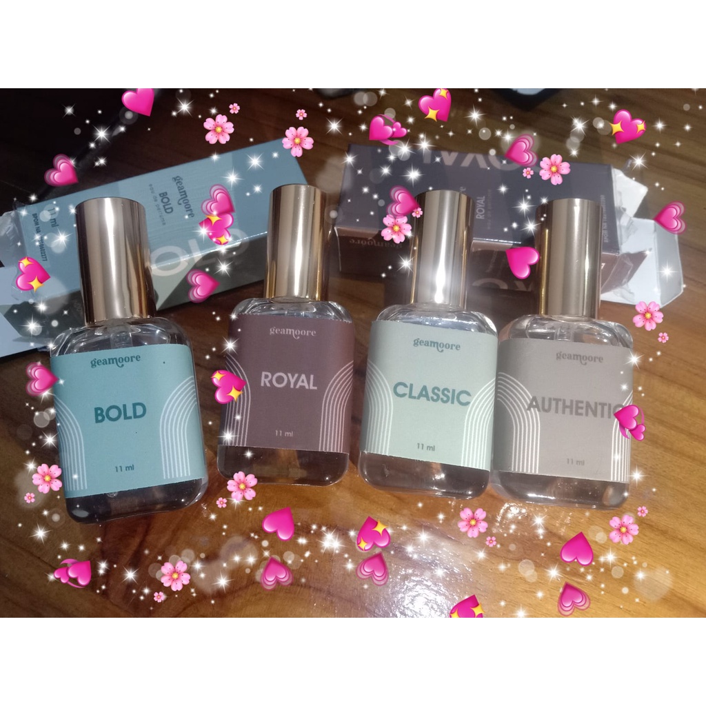 PROMO GEAMOORE 11 ML EAU DE PARFUME BOLD AUTHENTIC CLASIC ROYAL  Parfum Spray Original 100%