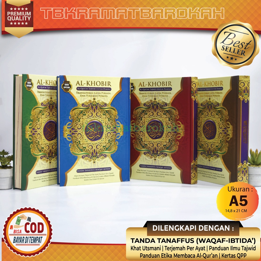 Alquran Yang Ada Latinnya Al Khobir A5 Kertas QPP Al Quran Untuk Pemula Terlengkap Latin Tulisan Bes