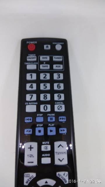 REMOTE REMOT DVD HOME THEATER SAMSUNG AH59-0214P ORIGINAL ASLI