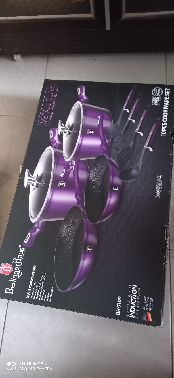 Ready Promo Free Ongkir Panci Set Berlinger Hauss Marble Antilengket Premium Impor Tahan Gores Best Seller Satu Set Alat Masak Teknologi Eropa Original Serbaguna