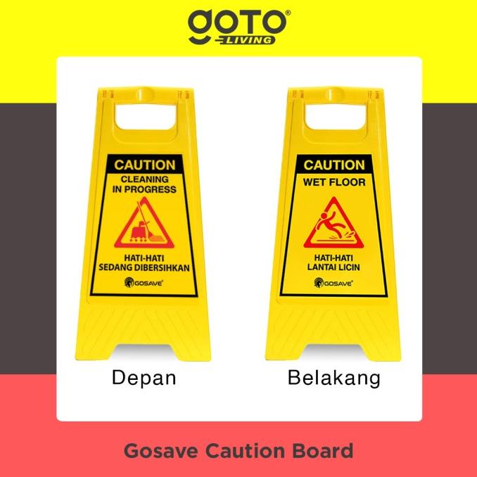 

Gosave Papan Peringatan Sign Label Awas Lantai Licin