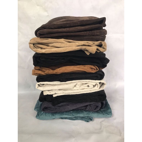PAKET USAHA CORDUROY PANTS / CELANA CORDUROY UNISEX ORIGINAL AUTO CUAN (01)
