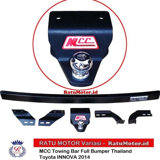 Mcc Towing Bar Toyota Innova 2014 - Pengaman Blkg Full Bumper Thailand