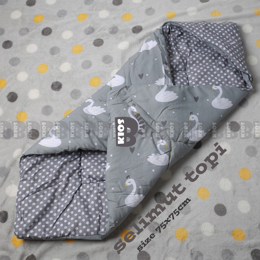 Selimut topi bayi - baby blanket - hoodie blanket baby / kado lahiran bayi UKURAN PREMIUM JUMBO