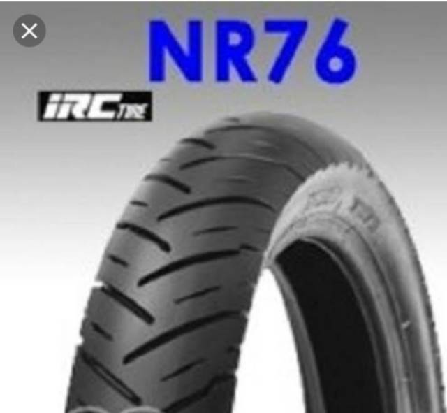 Ban luar matic irc (non tubles).uk.80/90.ring 14..untuk semua jenis motor matic