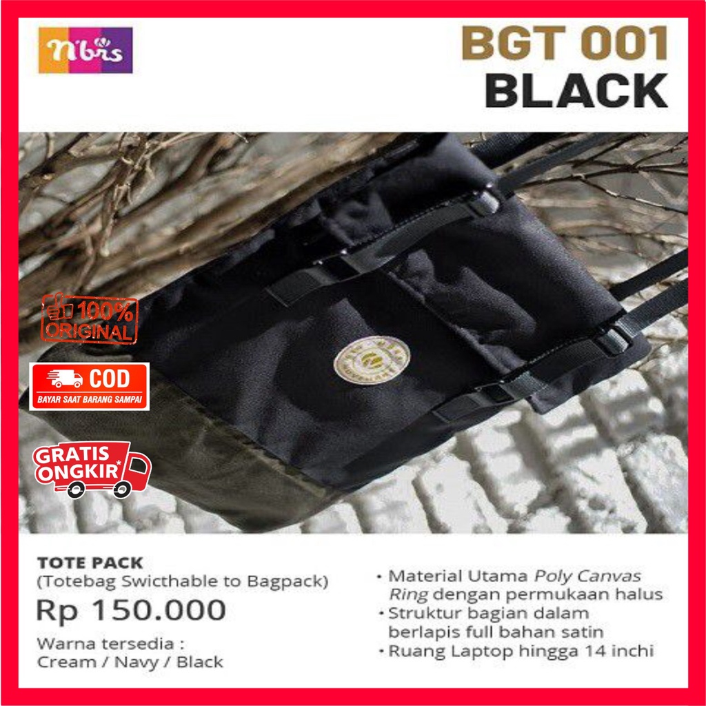 TAS NIBRAS BGT 001 // TAS LAPTOP TERBARU // READY STOCK & SIAP KIRIM
