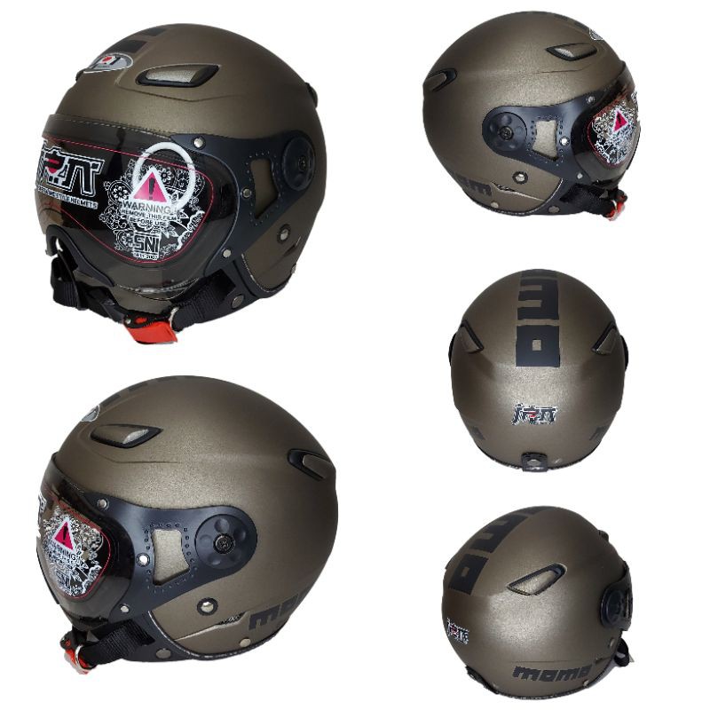 Helm Jpn Momo Pilot Abu Granito Dof