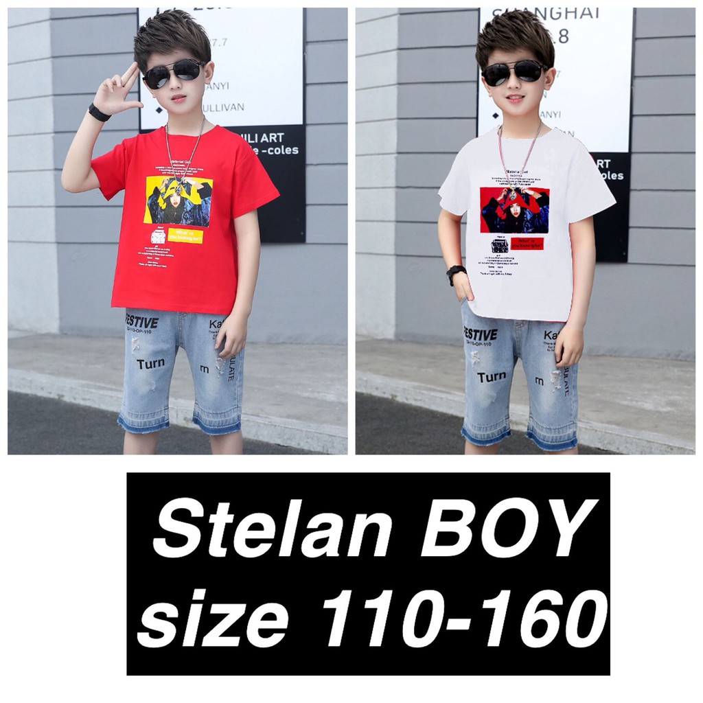 (LOLI-JKT) BOY-21 STELAN BOY MAHDONNA/STELAN ANAK COWOK BAHAN BAGUS 110-160