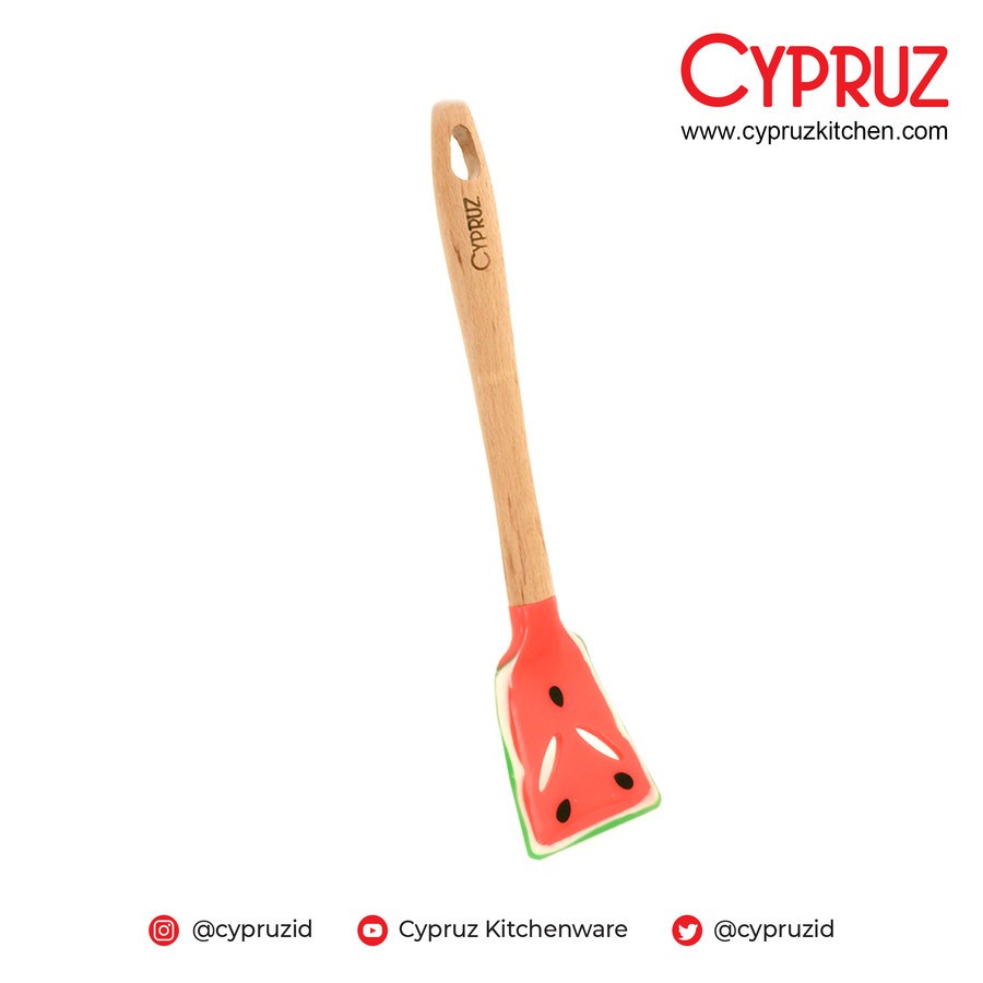 Cypruz Spatula Turner Lubang Semangka Series AM-0971