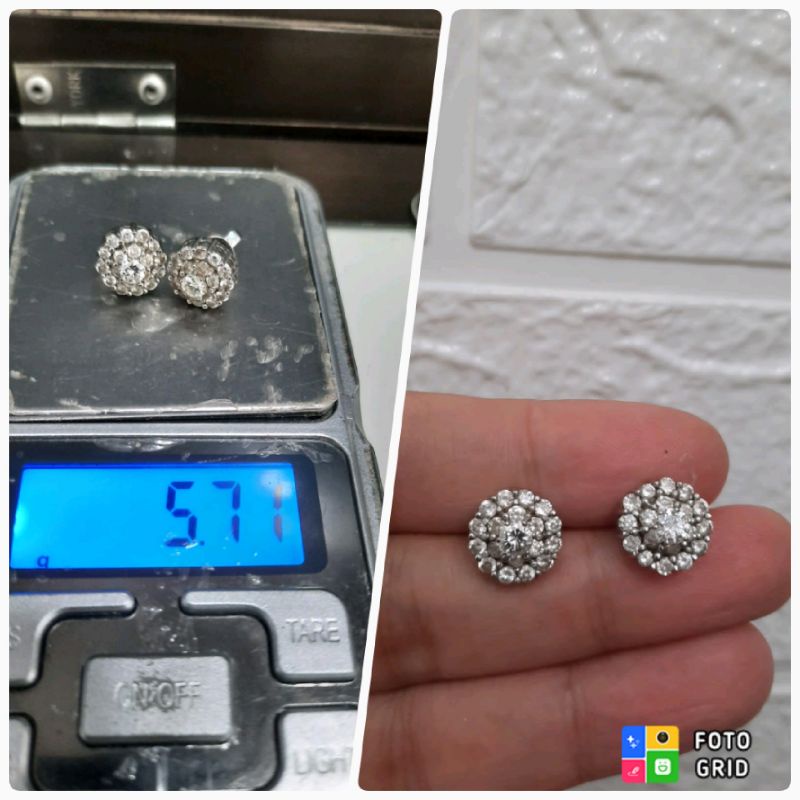 anting Eropa berlian