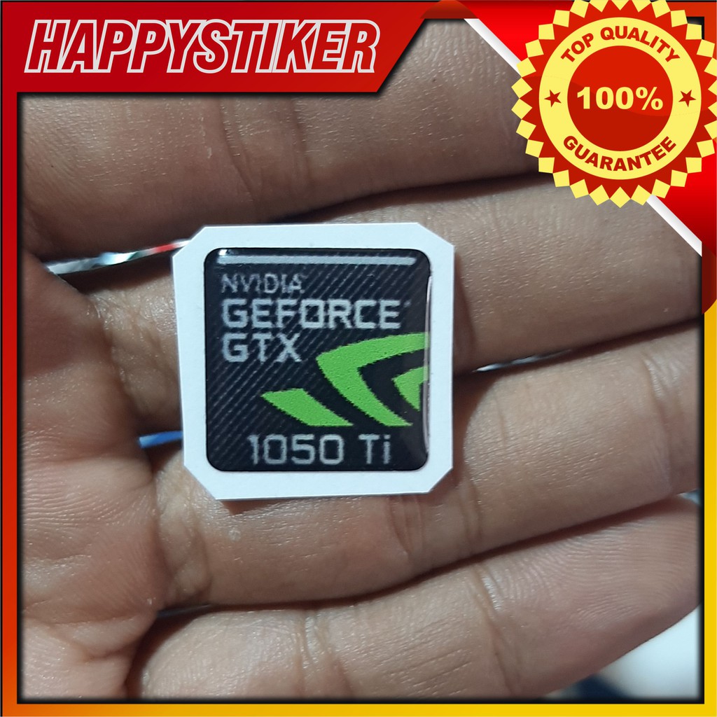 Sticker Emblem Timbul GEFORCE GTX 1050 TI