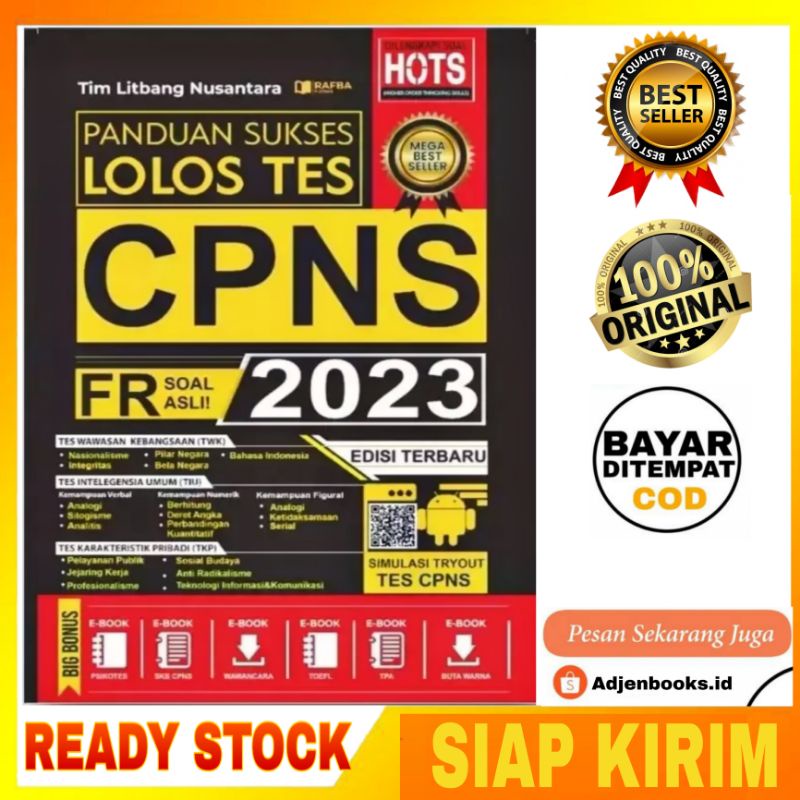BUKU CPNS 2023 | PANDUAN LULUS CPNS 2023