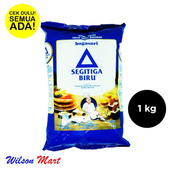 

Ds510 Bogasari Segitiga Biru Premium Tepung Terigu 1000 Gram 1 Kg Biru Tua Gr6B0B1