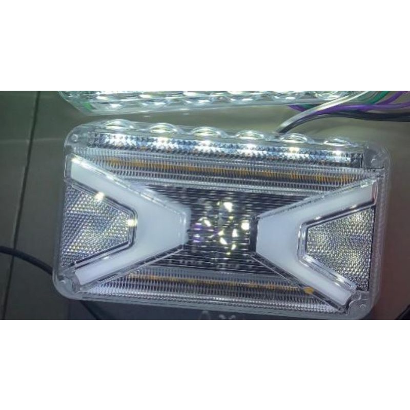 lampu bak samping truk 24 volt model PANAH NEW