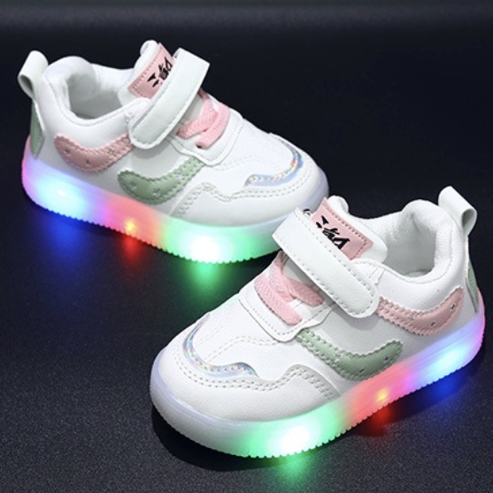 babyfit [21-30] SILVERLINE sepatu lampu sneakers anak lampu LED gs-0912r