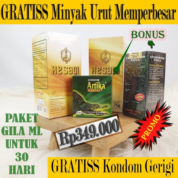 KESAGI PREMIUM MADU HERBAL  ORIGINAL Paket 2 BOX KESAGI PLUS BONUS
