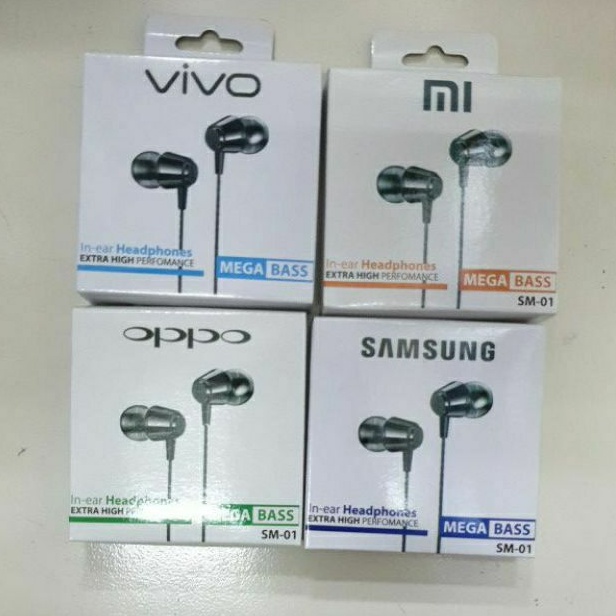 Headset Headphone Performance Mega Bass SM -01