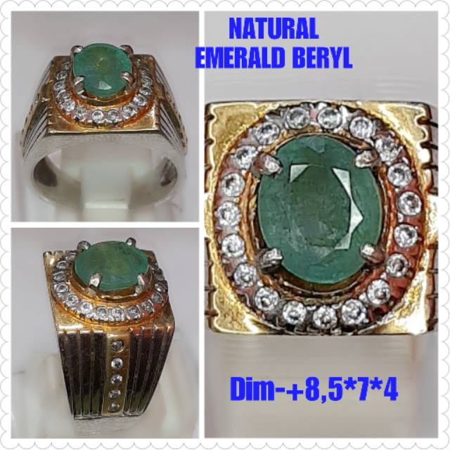 NATURAL BATU PERMATA JAMRUD EMERALD BERYL