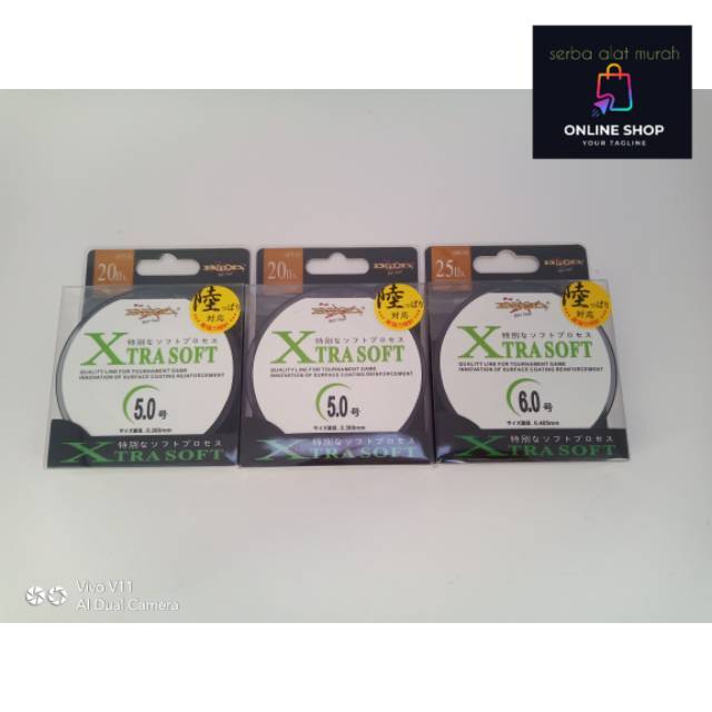 Senar mono BLOOD xtra soft 150m senar blood senar pancing senar blood galatama senar pancing blood