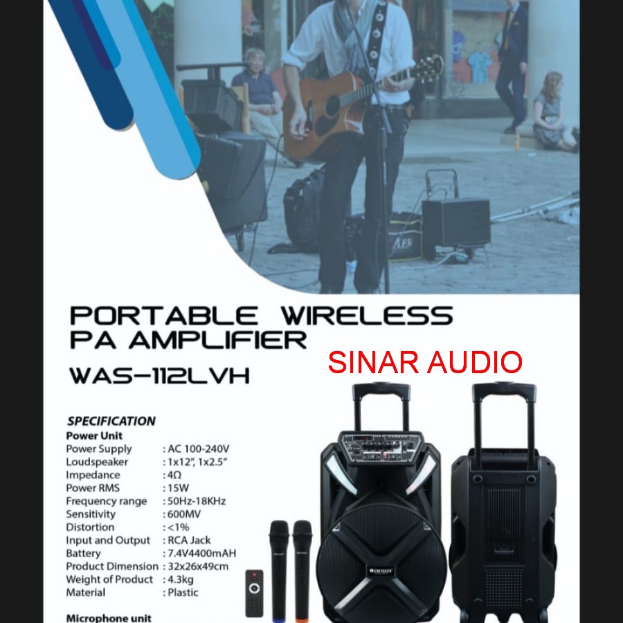 speaker portable aiwa 112lvh