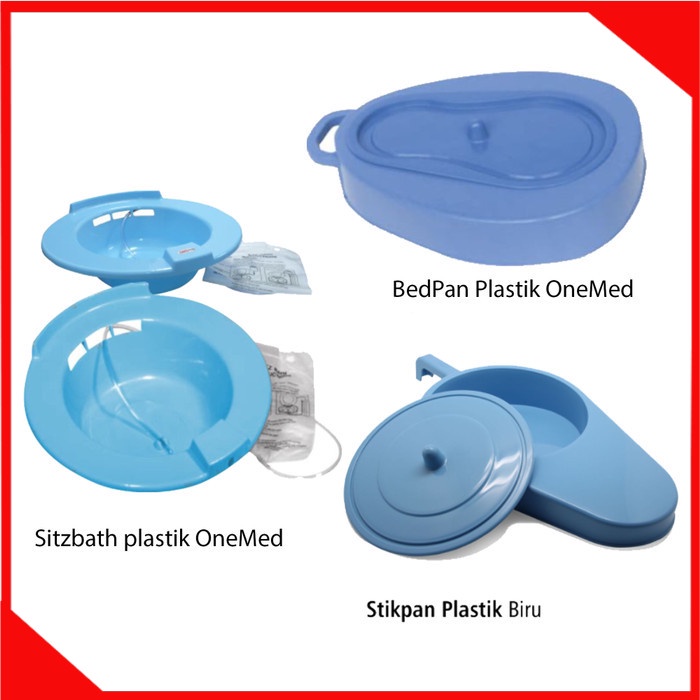 Tempat Buang Air Besar / Stikpan / BedPan / Sitzbath plastik OneMed