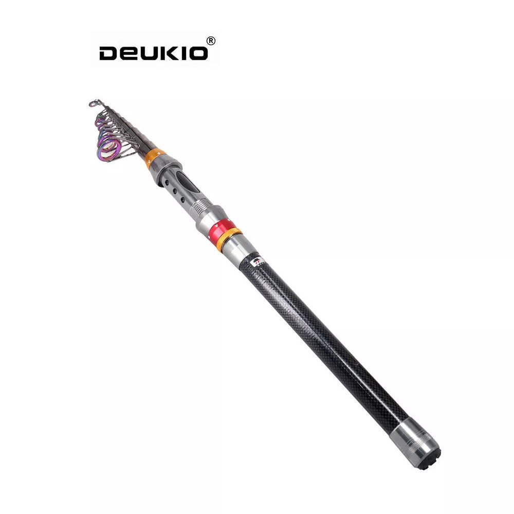 DEUKIO AC2000 Paket Pancing Set Reel Joran Rod Combo Umpan Bonus Tas