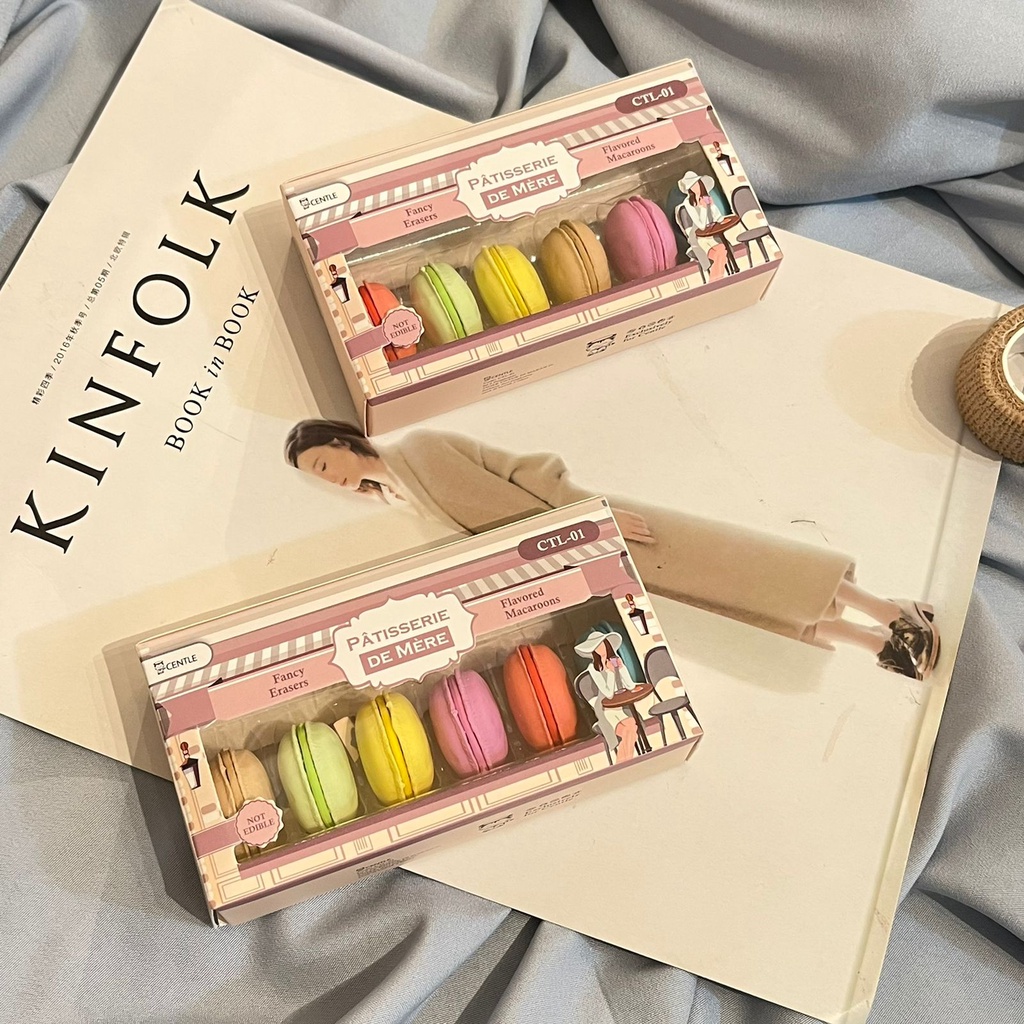 

PENGHAPUS MAKARON CENTLE ERASER MACARON UNIK LUCU BERKUALITAS READY COD