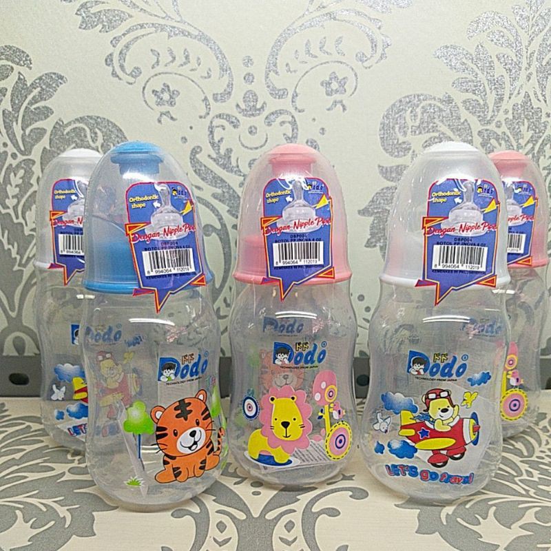 Botol susu dodo Nipple Pipih 125ml BPA Free