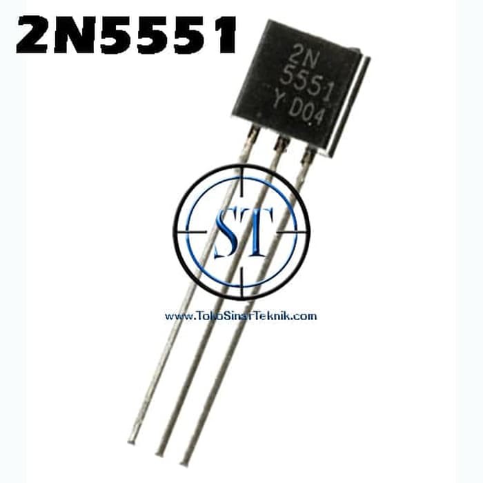 Transistor 2n 5551 Npn To 92 2n5551 150v 600ma Shopee Indonesia