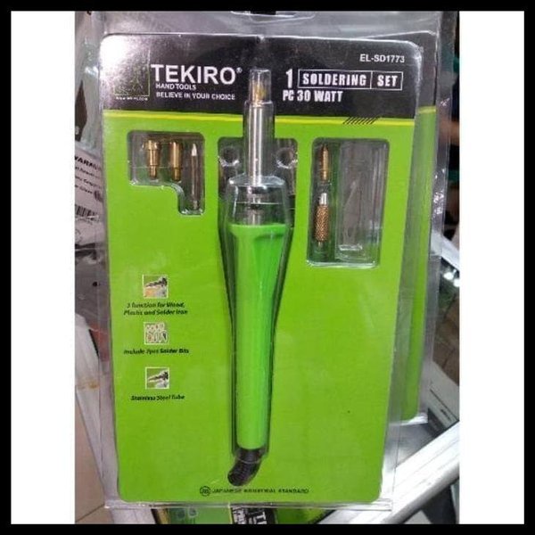 TEKIRO SOLDERING SET 30 watt Tekiro SOLDER SET 3 FUNGSI 30W EL-SD1773