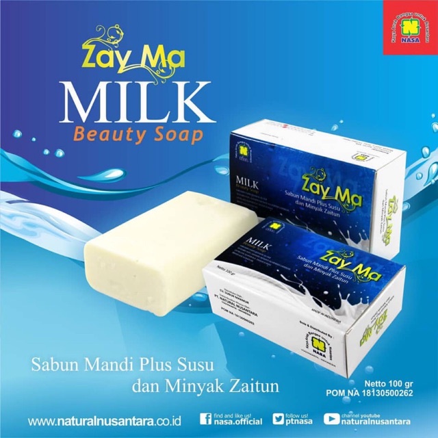 

ZAY MA MILK BEAUTY SOAP ORIGINAL NASA