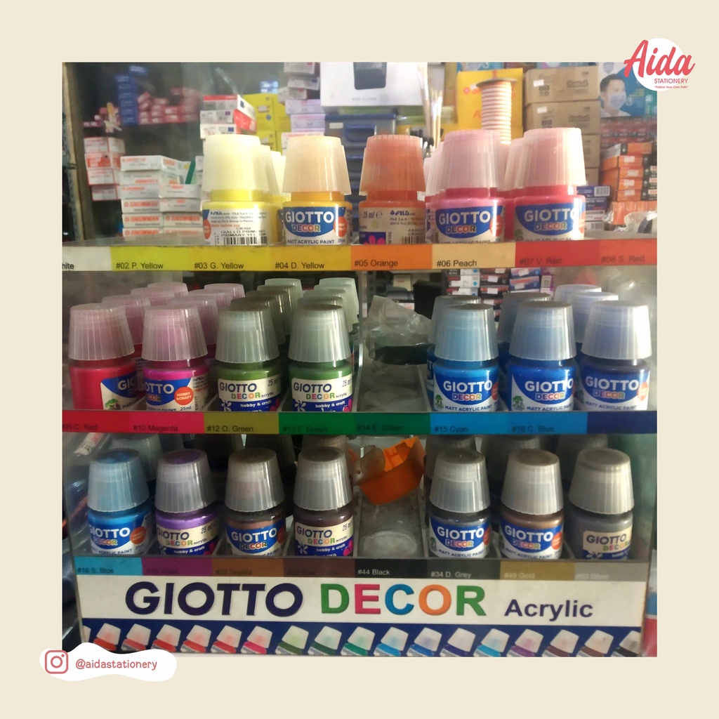 

Cat Acrylic Giotto 25ml Multicolour