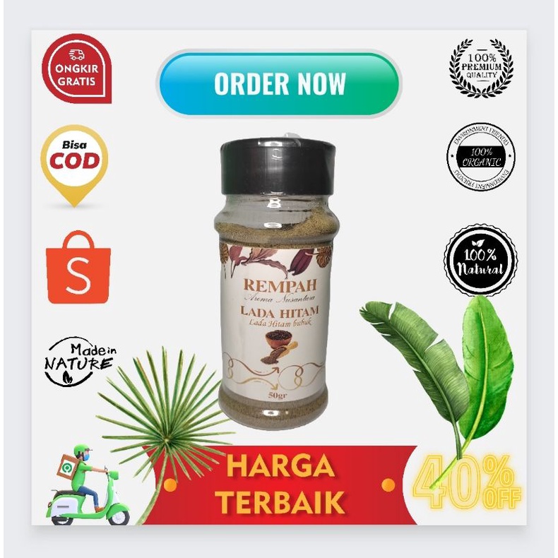 

Lada Hitam Bubuk Halus / Ground Black Pepper