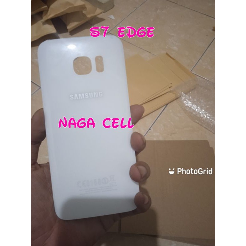 backdoor samsung S7 edge/ back cover samsung S7 edge/ tutup belakang S7 edge original white