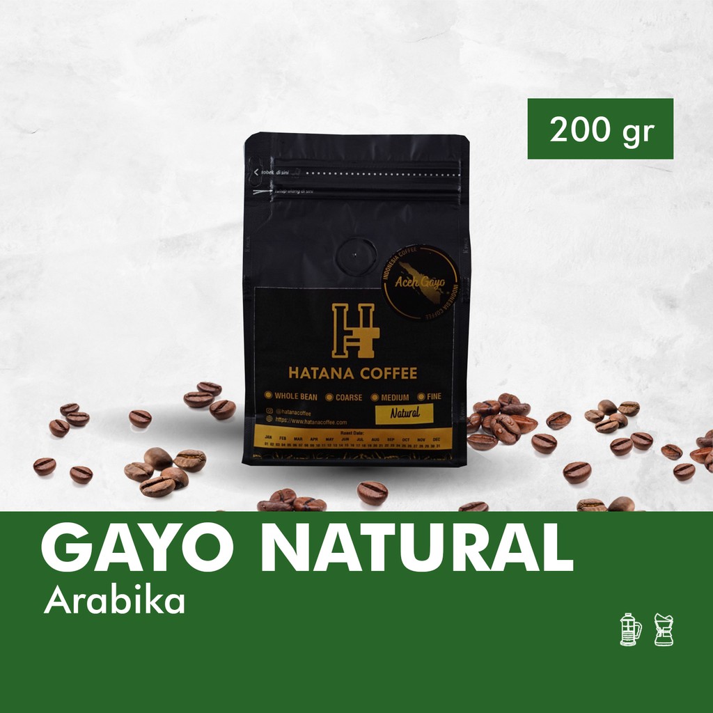 

Kopi Arabika Gayo Natural - Roasted Bean - 200 Gram