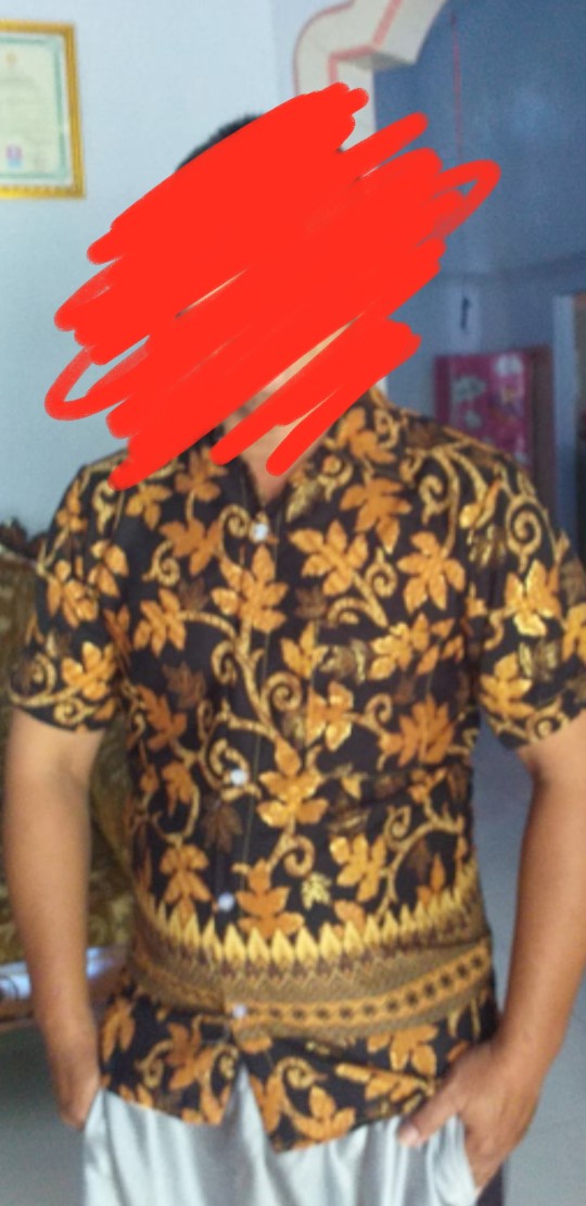 Real Pict! Kemeja Pria Batik Katun Silk Prada Motif Mengkilat Best Seller (14 Motif) Pasti