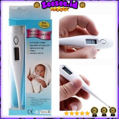 Digital Thermometer mulut /termometer ketiak with beeper  - KT-DT4B - White