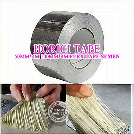 HORICI Aluminium Foil Butyl Rubber Waterproof Tape/Lakban Aluminium Anti Bocor/Flex Tape Semen