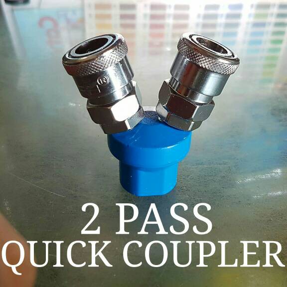 Quick Coupler 2 Cabang / 2 Pass