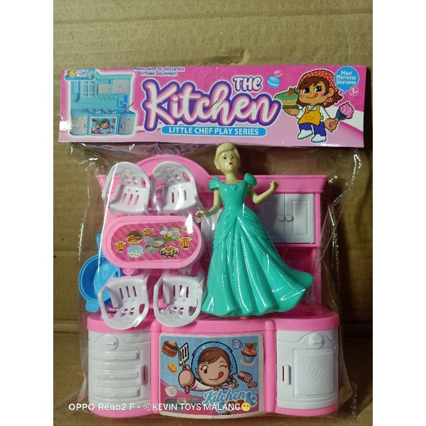 MK 27 LITTLE PRINCESS COOKING KTG / MAINAN KITCHEN SET PLUS BONEKA / MAINAN DAPUR SET