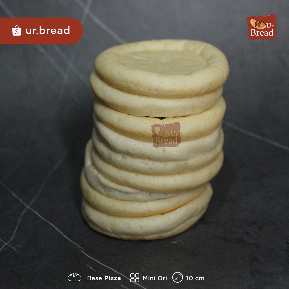 Roti Pizza Mini Ukuran 10cm isi 10 | Base Pizza Mini 10cm isi 10