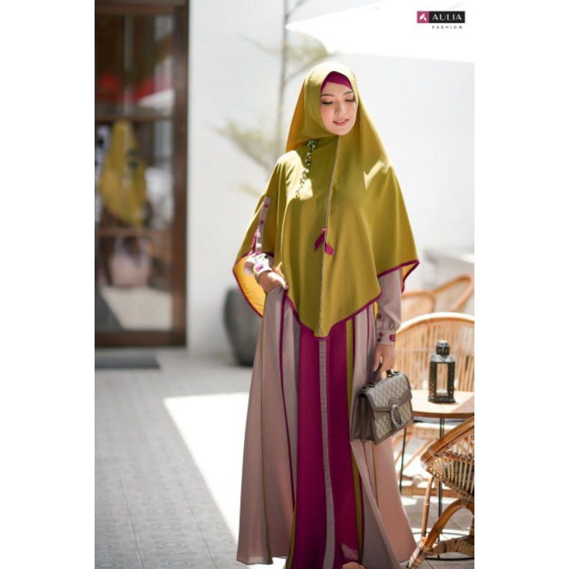 Gamis Aulia Adeline Khaky Kiwi