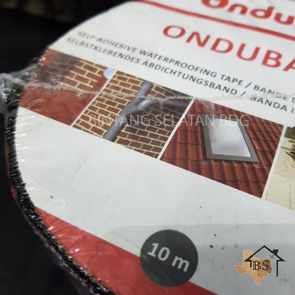 ONDUBAND FLASHING TAPE PEREKAT ANTI BOCOR ONDUBAND MERAH 20X10m ROLL